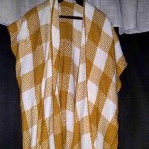 NWT sleeveless sweater material cover up